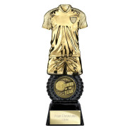 Intensity Football Player of Year Award Gold & Carbon Black