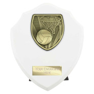 Cobra Shield Netball Award Arctic White