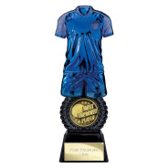 Intensity Football Most Improved Award Blue & Carbon Black