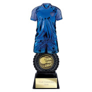 Intensity Football Thank You Coach Award Blue & Carbon Black