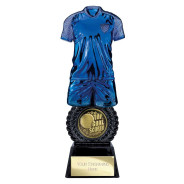 Intensity Football Top Scorer Award Blue & Carbon Black
