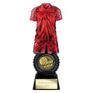 Intensity Football Players Player Award Red & Carbon Black 