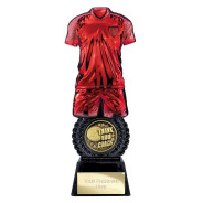 Intensity Football Thank You Coach Award Red & Carbon Black