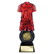 Intensity Football Top Scorer Award Red & Carbon Black