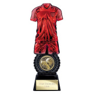 Intensity Gaelic Football Award Red & Carbon Black
