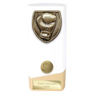 Prime Cobra Boxing Award White & Gold