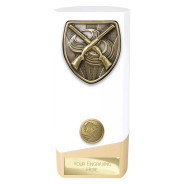 Prime Cobra Clay Pigeon Shooting Award White & Gold