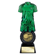 Intensity Football Player of Year Award Green & Carbon Black