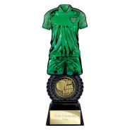 Intensity Football Top Scorer Award Green & Carbon Black