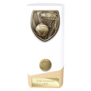 Prime Cobra Netball Award White & Gold