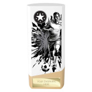 Prime Heavyweight Football White & Gold 