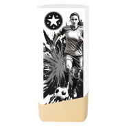 Prime Heavyweight Ladies Football White & Gold