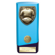 Prime Cobra Football Shirt & Ball Award Blue & Purple