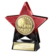Superstar Players Player Award Red & Black