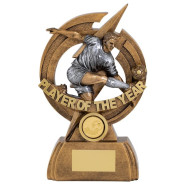 Player Of The Year Lightning Football Trophy