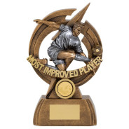 Most Improved Player Lightning Football Trophy