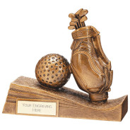 Horizon Golf  Bag Resin Award Gold