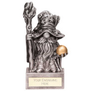 Wizard Award Antique Silver 
