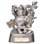 Goof Balls Golf Sozzled Award Silver