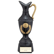 Claret Jug Golf Resin Award Antique Black & Gold 