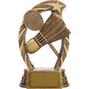 Bronze Badminton Trophy