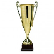 Gold Cup On Rosewood Base