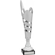 Silver Fluted Cup On Marble Base