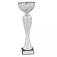 Silver Classic Cup on Black Base