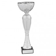 Silver Classic Cup on Black Base