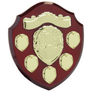 Mountbatten Annual Shield Rosewood & Gold