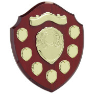 Mountbatten 7 Years Annual Shield Rosewood & Gold