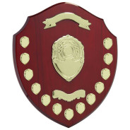 Mountbatten 13 Years Annual Shield Rosewood & Gold