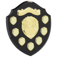 Mountbatten 7 Years Annual Shield Black & Gold