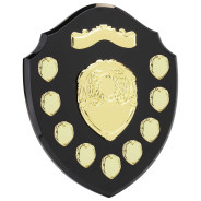 Mountbatten 9 Years Annual Shield Black & Gold