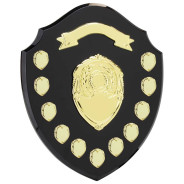 Mountbatten 11 Years Annual Shield Black & Gold
