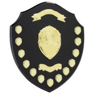 Mountbatten 13 Years Annual Shield Black & Gold