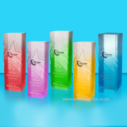 Chroma Designer Stars Crystal Column Award