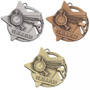 Swimming Star Medal