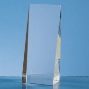 Optical Crystal Wedge Rectangular Award