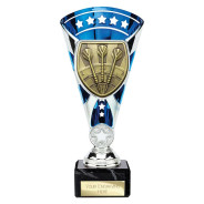 Cobra Star Cup Darts Silver & Blue