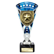 Cobra Star Cup Well Done Silver & Blue