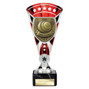 Cobra Star Cup Lawn Bowls Silver & Red