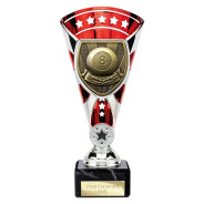 Cobra Star Cup Pool Silver & Red