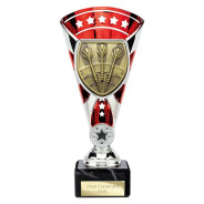 Cobra Star Cup Darts Silver & Red