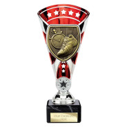 Cobra Star Cup Running Silver & Red