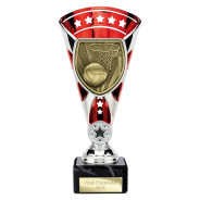 Cobra Star Cup Netball Silver & Red