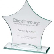 Jade Glass Star Plaque