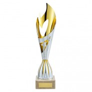 Inferno Plastic Laser Cut Cup Silver & Gold