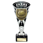 Cobra Star Cup Lawn Bowls Silver & Black