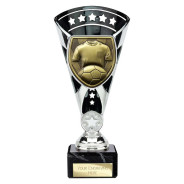 Cobra Star Cup Football Shirt & Ball Silver & Black